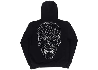 Revenge Spider Web Lightning Hoodie Black