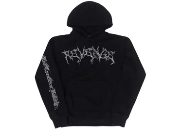 Revenge Spider Web Lightning Hoodie Black