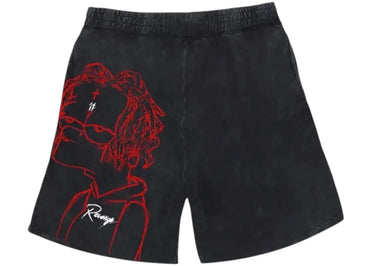 Revenge Trippie Redd Bart Black Shorts Black
