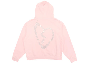 Revenge XXXTentacion Heartbreak Bejeweled Hoodie Baby Pink