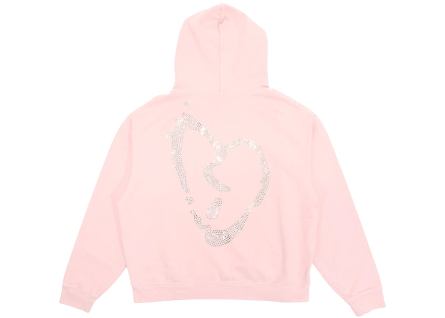 Sweat à capuche rose pâle Revenge XXXTentacion Heartbreak orné de bijoux