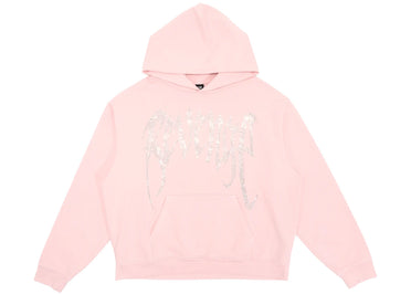 Revenge XXXTentacion Heartbreak Bejeweled Hoodie Baby Pink