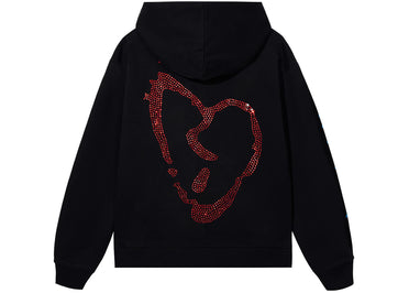Revenge XXXTentacion Heartbreak Bejeweled Hoodie Black