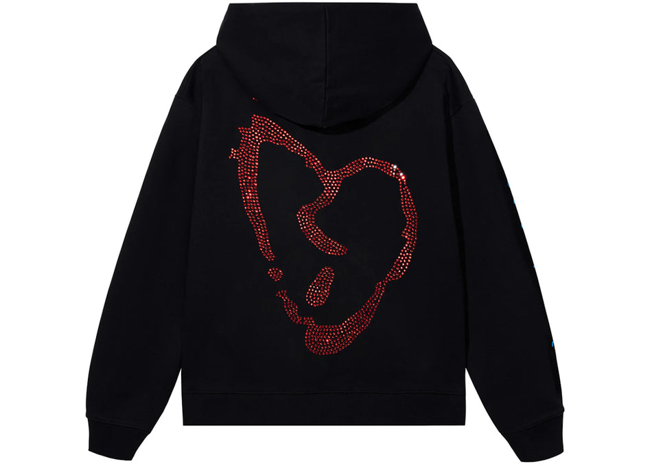 Revenge XXXTentacion Heartbreak Bejeweled Hoodie Black