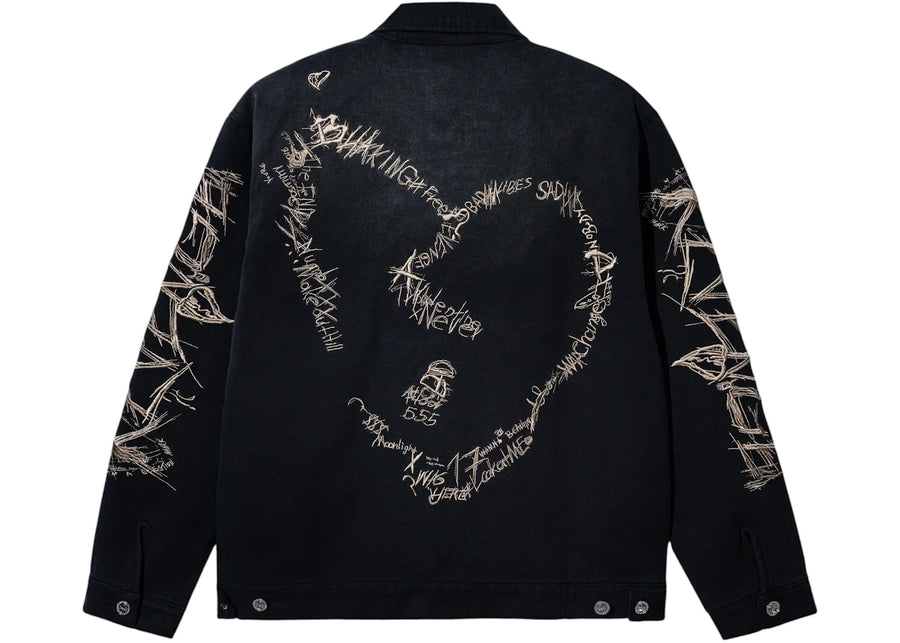 Veste de travail noire Revenge XXXTentacion Heartbreak