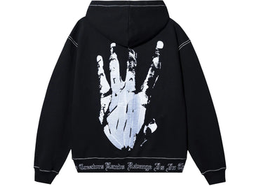 Revenge XXXTentacion Kill Contrast Zip Hoodie Black/White