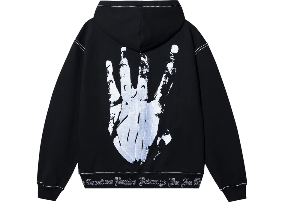 Revenge XXXTentacion Kill Contrast Zip Hoodie Black/White