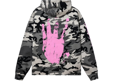 Revenge XXXTentacion Kill Cropped Hoodie Snow Camo/Pink