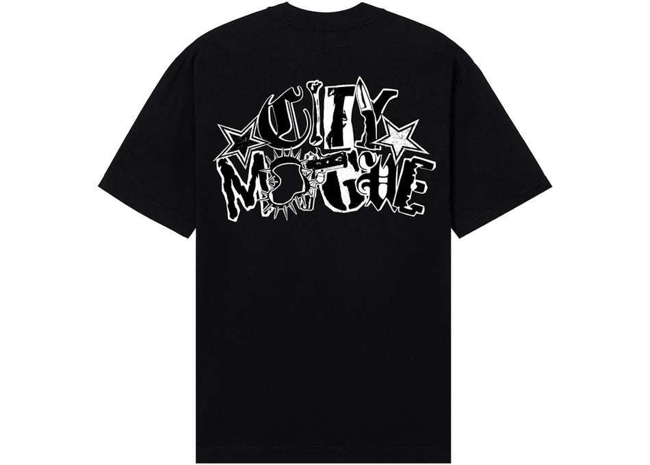 Revenge x City Morgue Arch Logo Claw Tee Black
