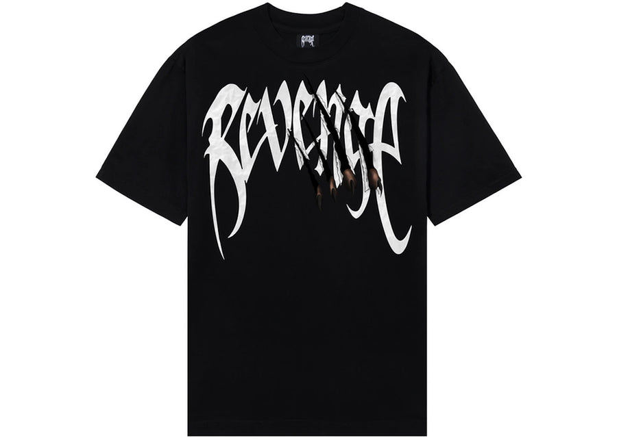 T-shirt noir Revenge x City Morgue Arch Logo Claw