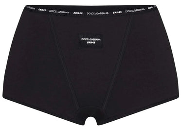 Shorty en jersey de coton SKIMS x Dolce&amp;Gabbana Onyx