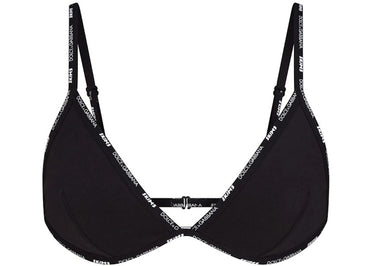 SKIMS x Dolce&amp;Gabbana Soutien-gorge triangle en jersey de coton Onyx