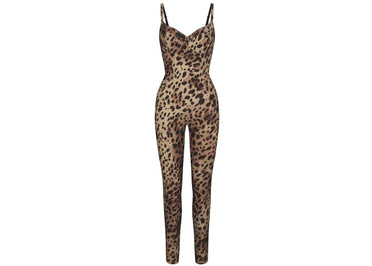 SKIMS x Dolce&Gabbana Skims Body Catsuit Leopard