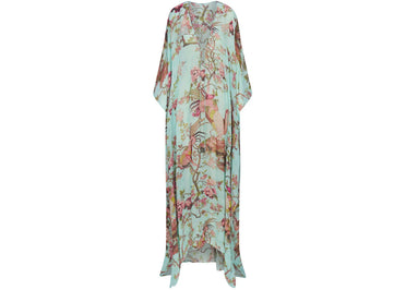 SKIMS x Roberto Cavalli Long Kaftan Fagianella Print