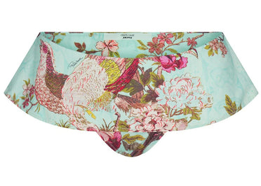 SKIMS x Roberto Cavalli Micro Skirt Bikini Bottom Fagianella Print