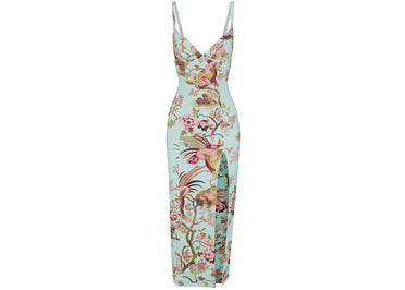 SKIMS x Roberto Cavalli Underwire Dress Fagianella Print