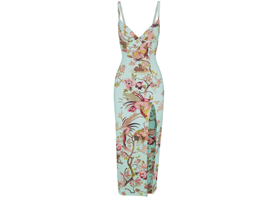 SKIMS x Roberto Cavalli Underwire Dress Fagianella Print