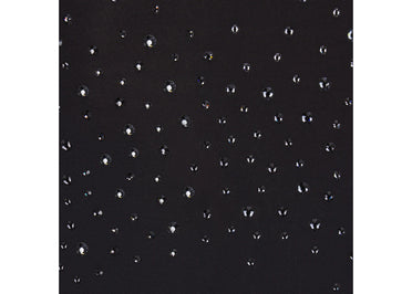 SKIMS x Swarovski Jelly Sheer Long Sleeve Crew Neck Bodysuit Onyx