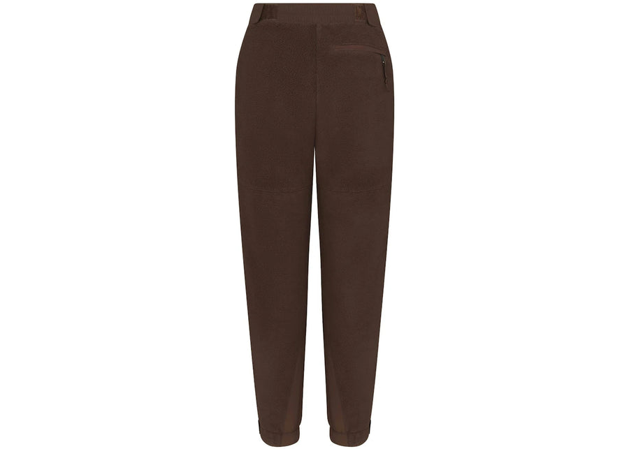 Pantalon polaire SKIMS x TNF 1995 Retro Denali couleur cacao