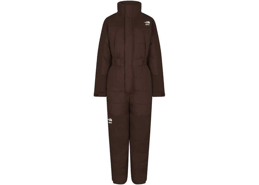 Combinaison en duvet SKIMS x TNF couleur cacao