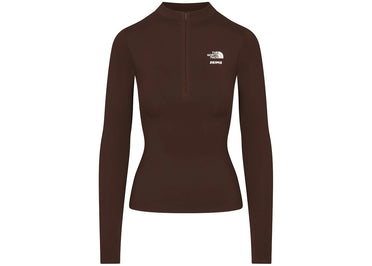 SKIMS x TNF Refina Long Sleeve Top Cocoa