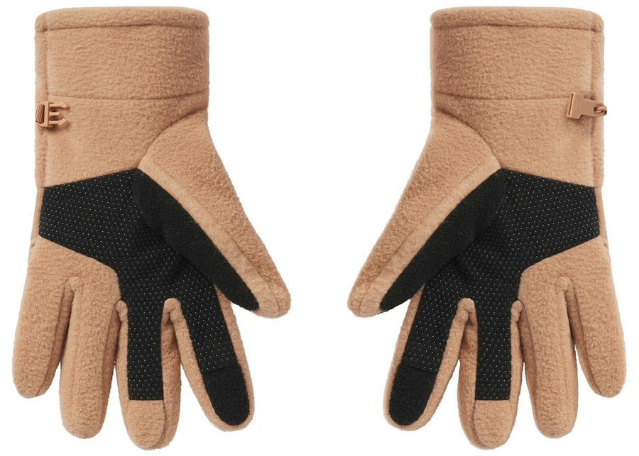 SKIMS x TNF Retro Denali Fleece Gloves Ochre
