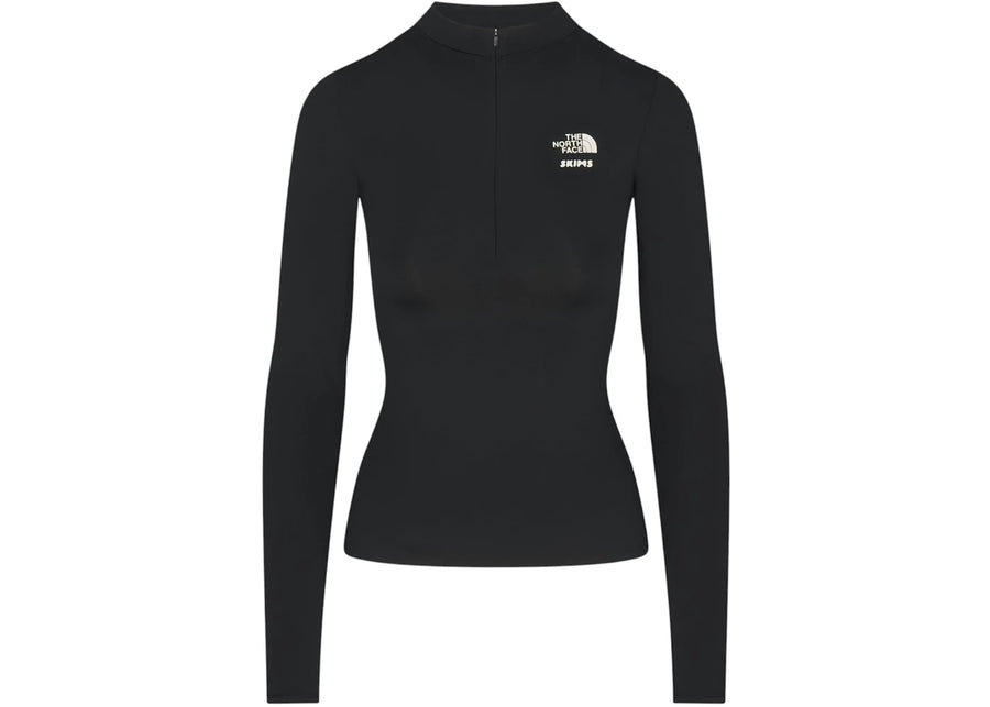 SKIMS x The North Face Refina Long Sleeve Top Onyx