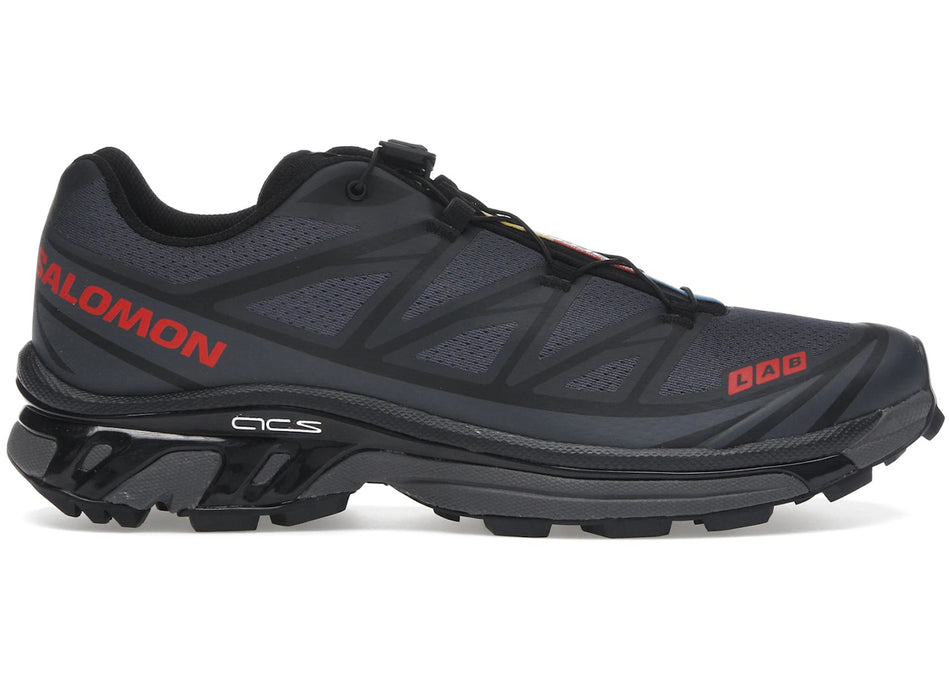 Salomon XT-6 JJJJound Black Fiery Red