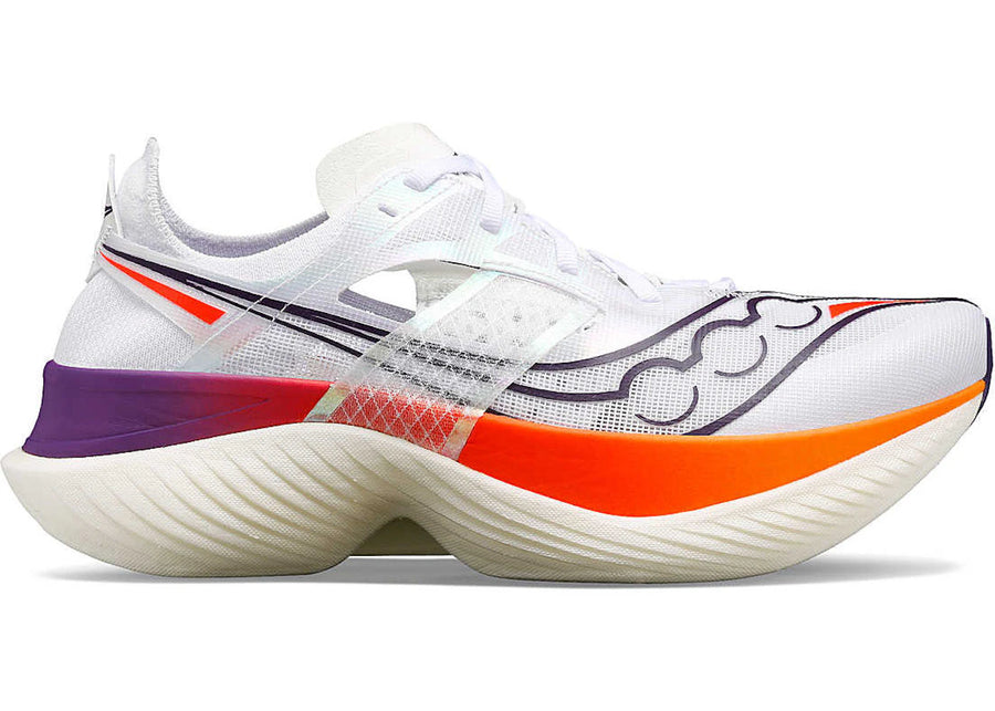 Saucony Endorphin Elite Blanc Vizired