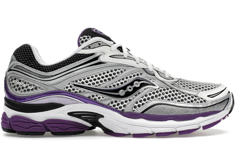 Saucony ProGrid Omni 9 Blanc Noir Argent Violet