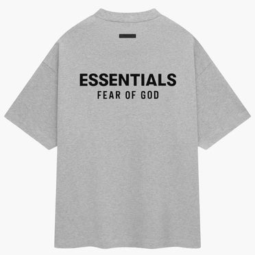 Fear of God Essentials Jersey Crewneck T-Shirt Light Heather Gray