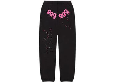 Sp5der Angel Number Sweatpant Black