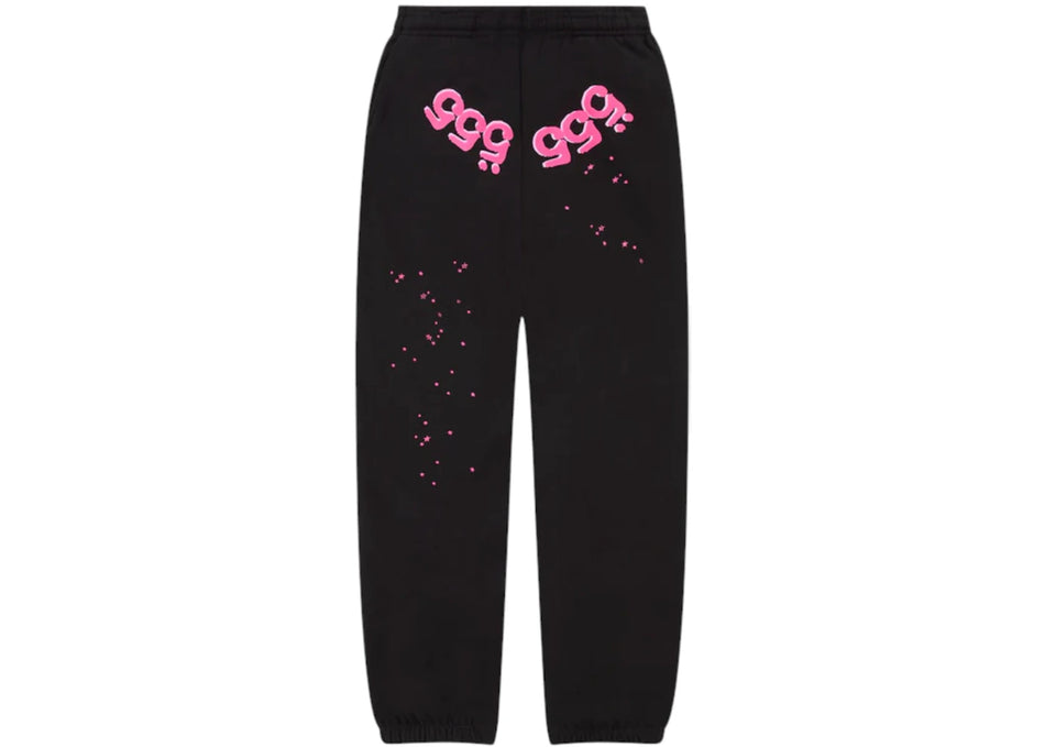 Sp5der Angel Number Sweatpant Black