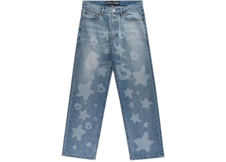 Sp5der Beluga Denim Light Blue Wash
