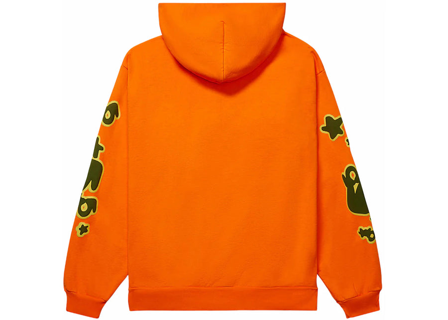 Sweat à capuche Sp5der Beluga orange