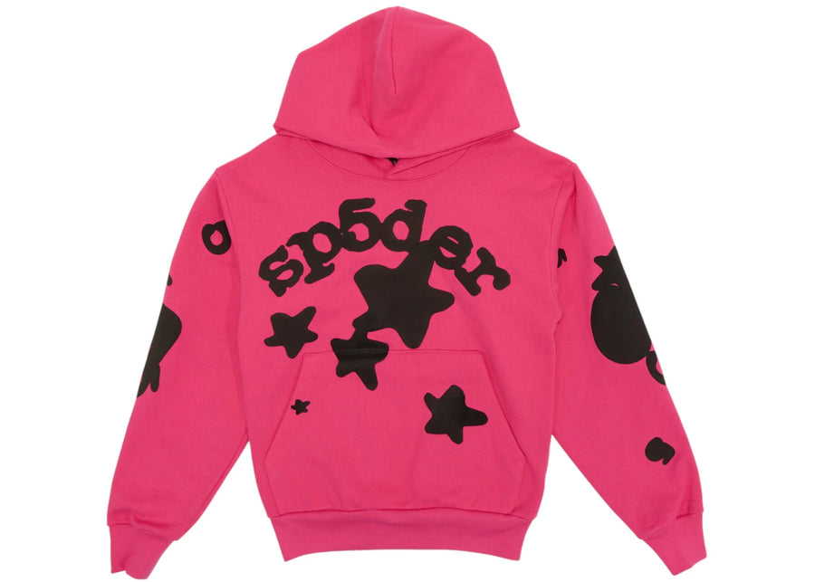 Sp5der Beluga Hoodie Pink