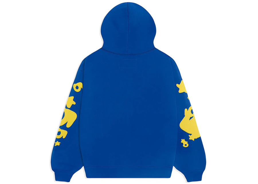 Sweat à capuche Sp5der Beluga TC Bleu