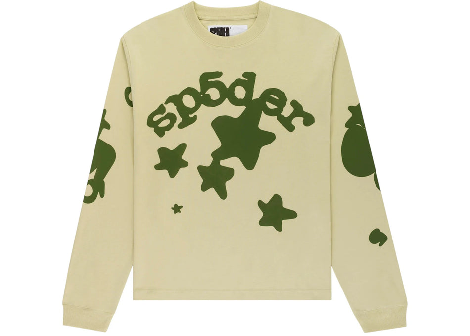 Sp5der Beluga Longsleeve Tan