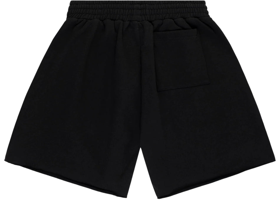 Sp5der Beluga Outline Sweatshort Black