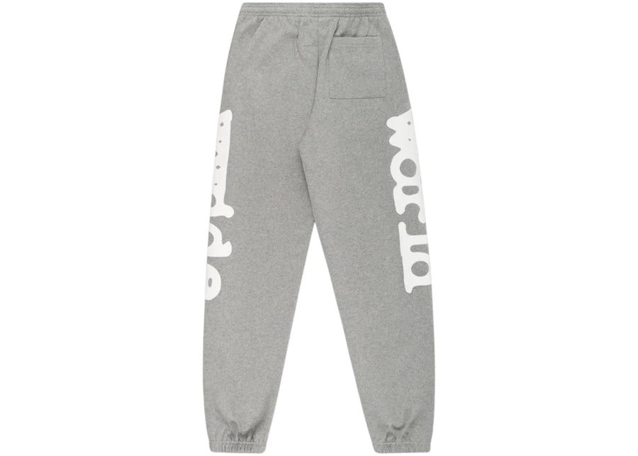 Pantalon de survêtement Sp5der Beluga gris chiné foncé