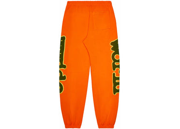 Sp5der World Beluga Sweatpants Orange