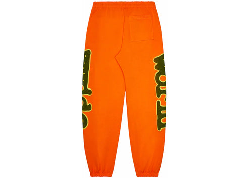 Sp5der World Beluga Sweatpants Orange
