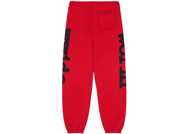 Sp5der Beluga Sweatpants Red