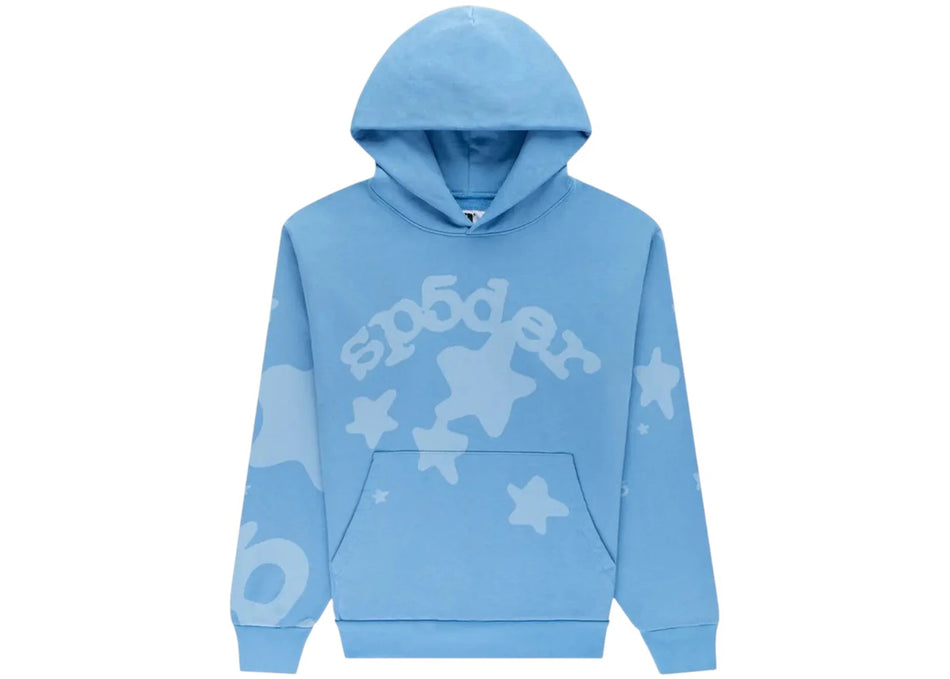 Sp5der Beluga V2 Hoodie Dusty Blue