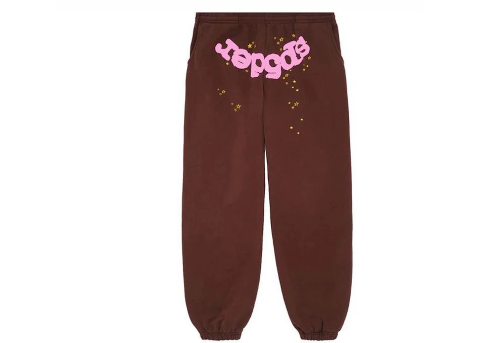 Sp5der Classic Sweatpant Brown