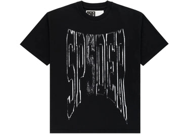 Sp5der Diffused Collegiate Tee Black