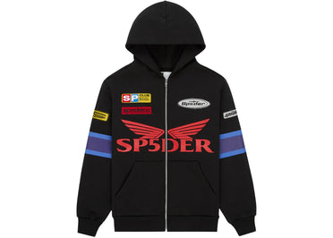 Sp5der GT Zip Hoodie Black