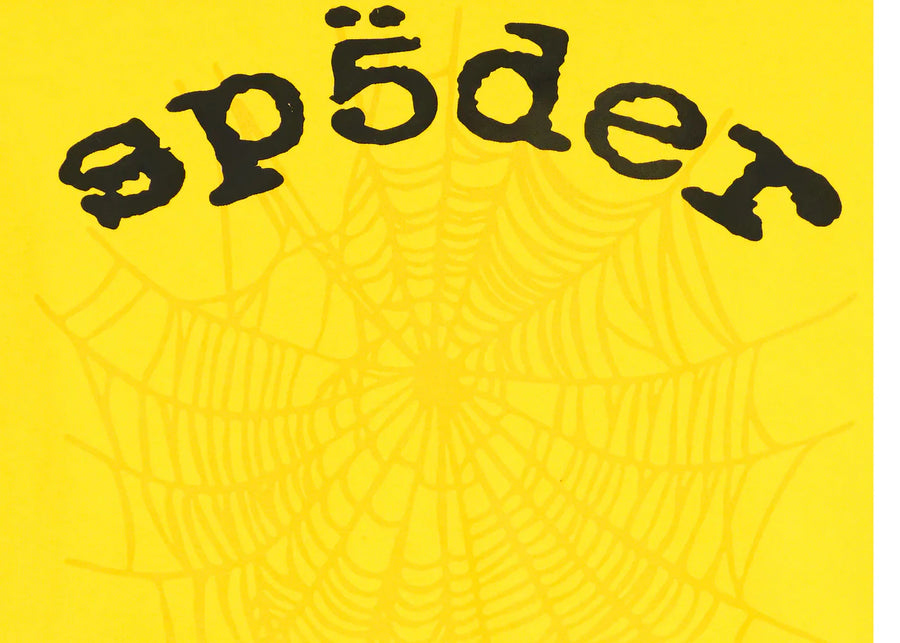 Sweat à capuche Sp5der Legacy jaune