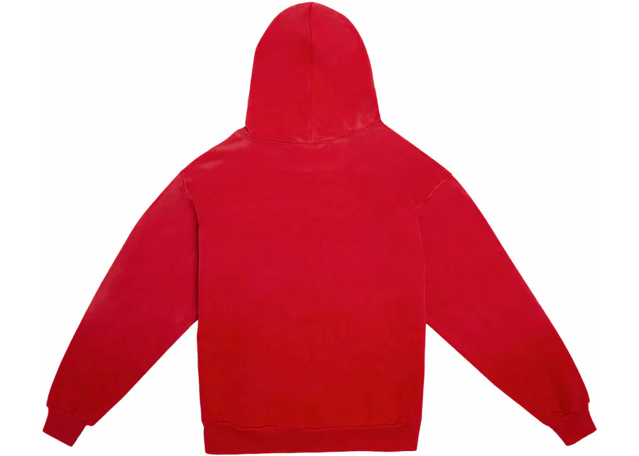 Sweat à capuche rouge Sp5der OG Logo