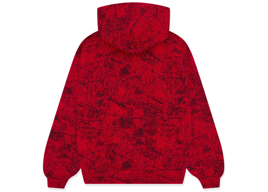Sweat à capuche Sp5der OG Tree Camo rouge